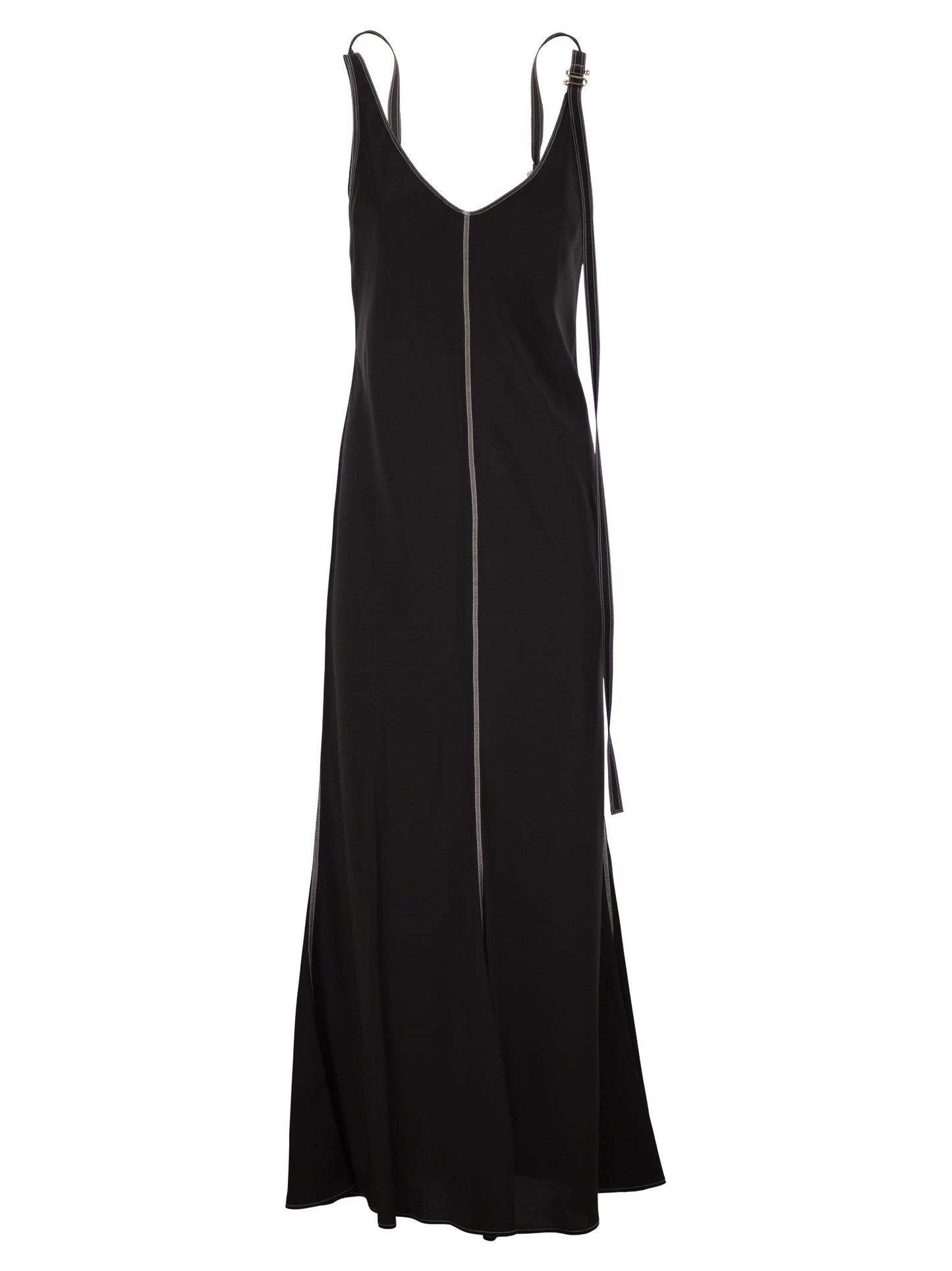 Sportmax 調整可能なショルダーストラップを備えたSportMax Union Long Dress - Image 1