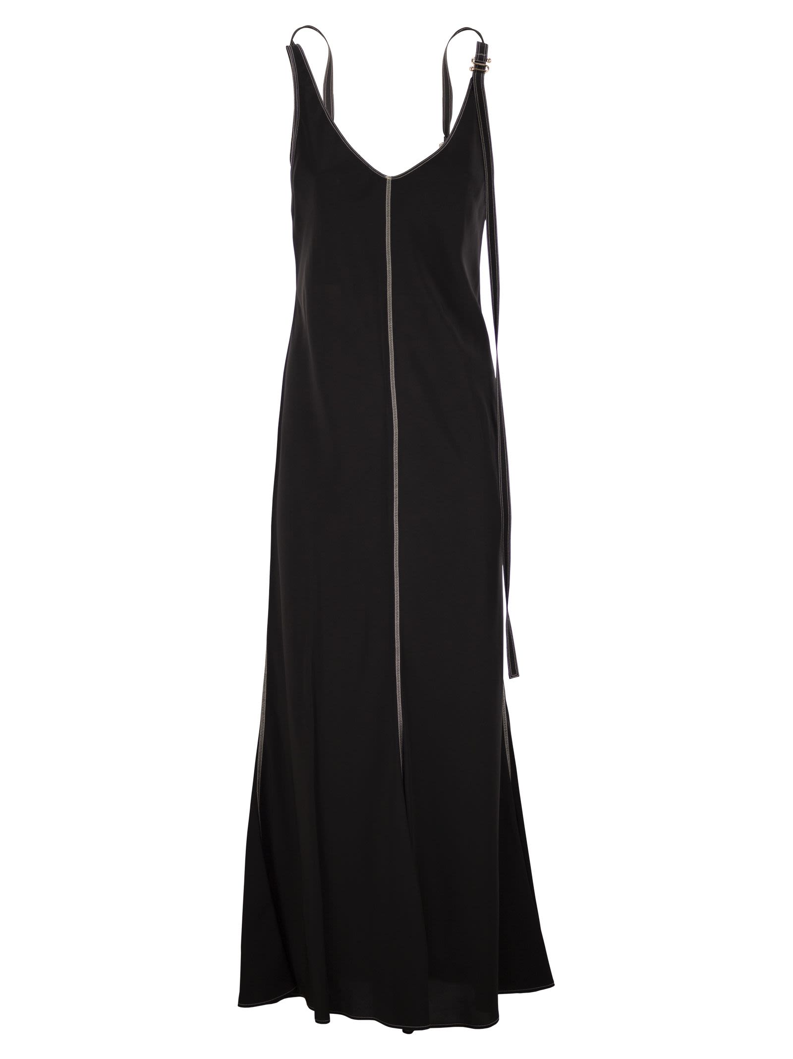 Sportmax 調整可能なショルダーストラップを備えたSportMax Union Long Dress - Image 1