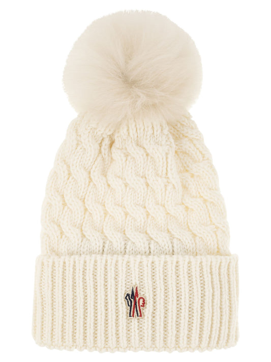 Moncler ポンポン付きモンクレールグレノーブルウールハット - Image 1