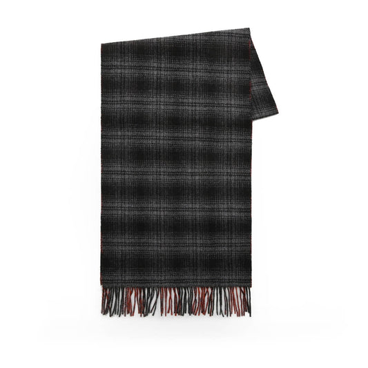Woolrich ウールリッチダブルウールチェックグレースカーフ - Image 1
