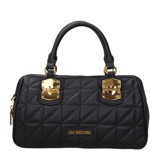 Moschino モスキーノのハンドバッグが大好きな女性ポリウレタンブラック - Image 1