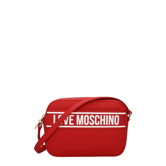 Moschino モスキーノのショルダーバッグが大好きな女性ポリウレタンレッド - Image 1