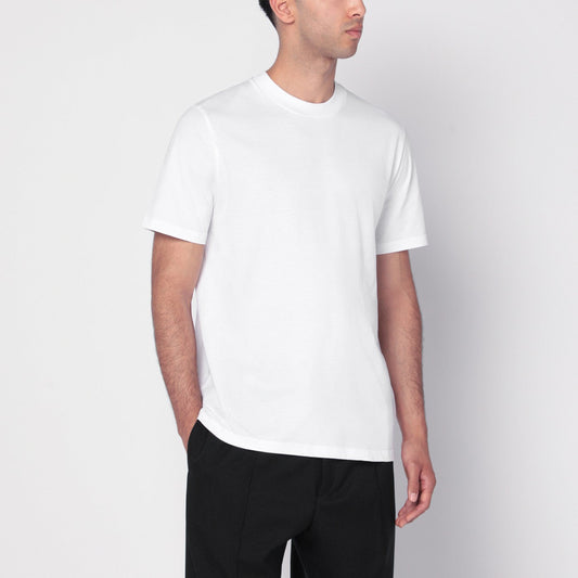 Jil ジルサンダーホワイトコットンTシャツ - Image 1
