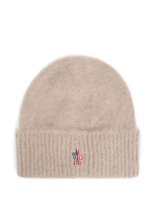 Moncler モンクラーグレノーブルロゴウールビーニー - Image 1