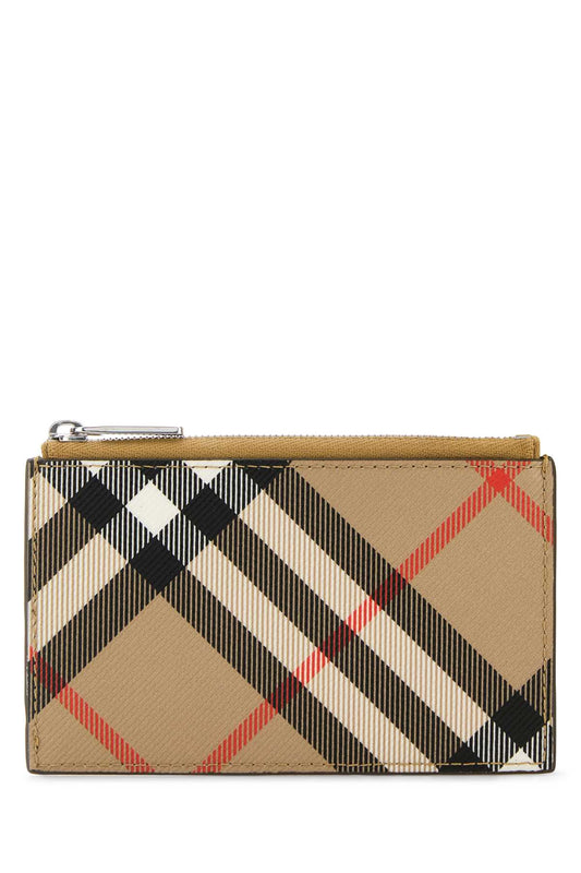 Burberry バーバリープリントキャンバスチェックカードホルダー - Image 1