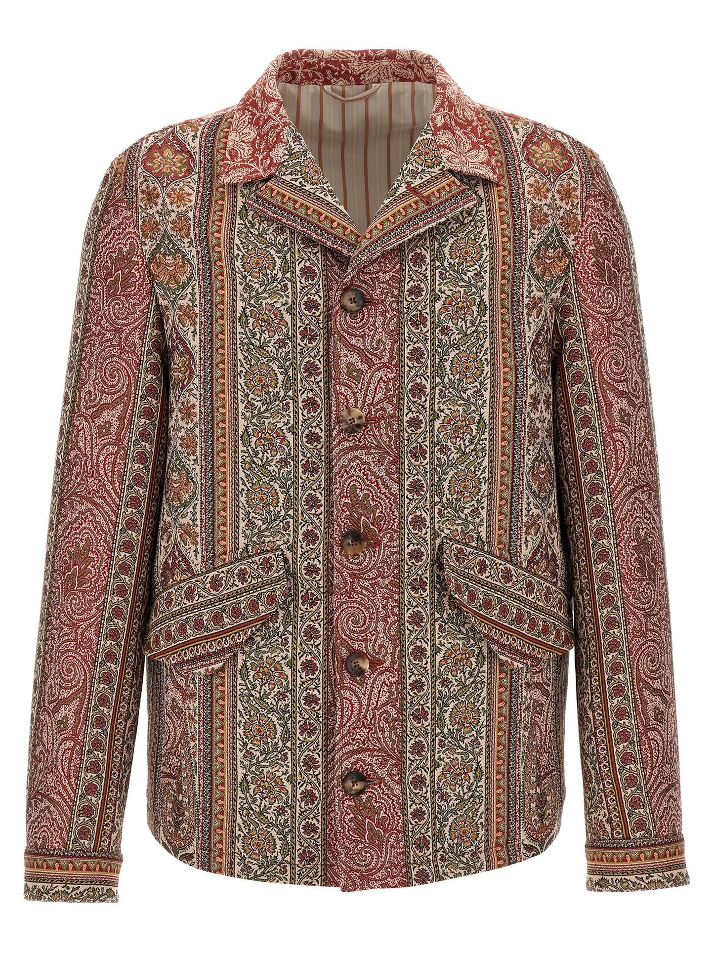 Etro Etro Balmacaan Neck Overshirt - Image 1
