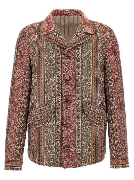 Etro Etro Balmacaan Neck Overshirt - Image 1