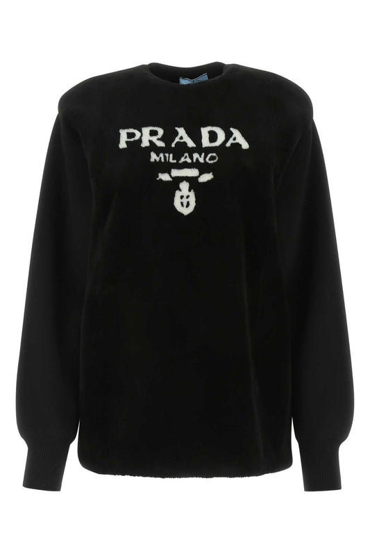 Prada プラダブラックカシミアセーター - Image 1