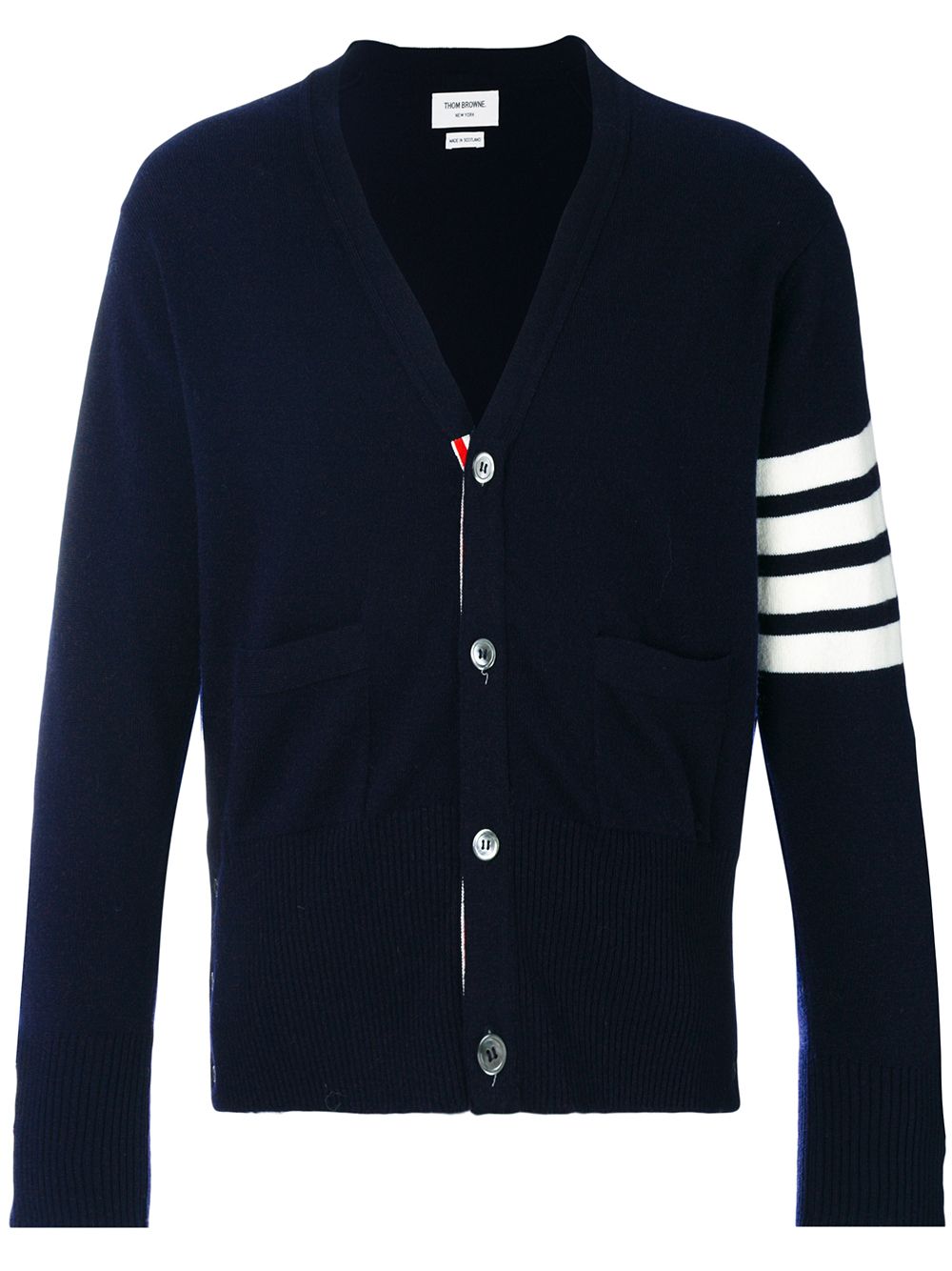 Thom Thom Browne 4 Bar Cashmere Cardigan - Image 1