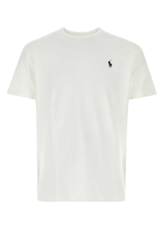 Polo ポロラルフローレンホワイトコットンTシャツ - Image 1