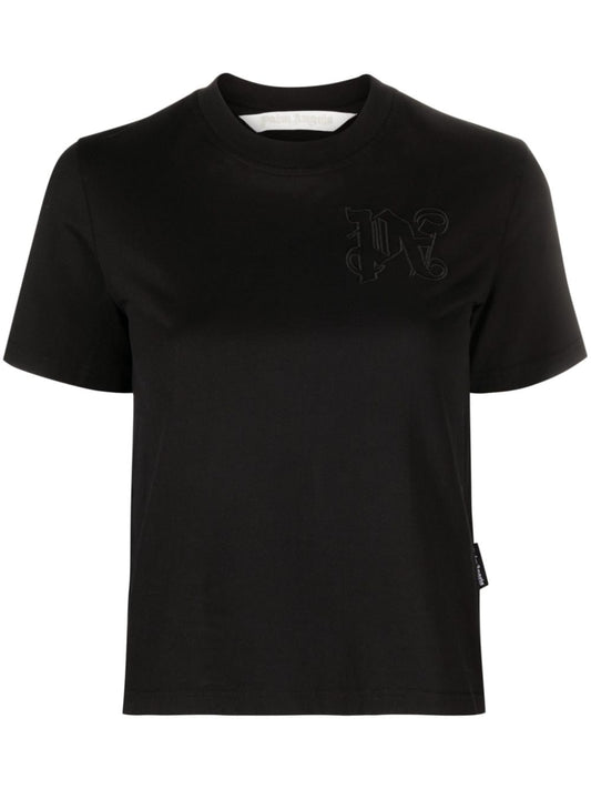 Palm パームエンジェルスロゴコットンTシャツ - Image 1