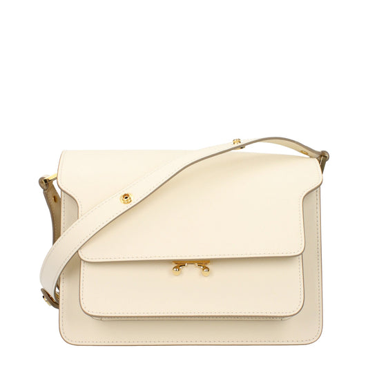 Marni マルニショルダーバッグ女性レザーベージュ/タルク - Image 1