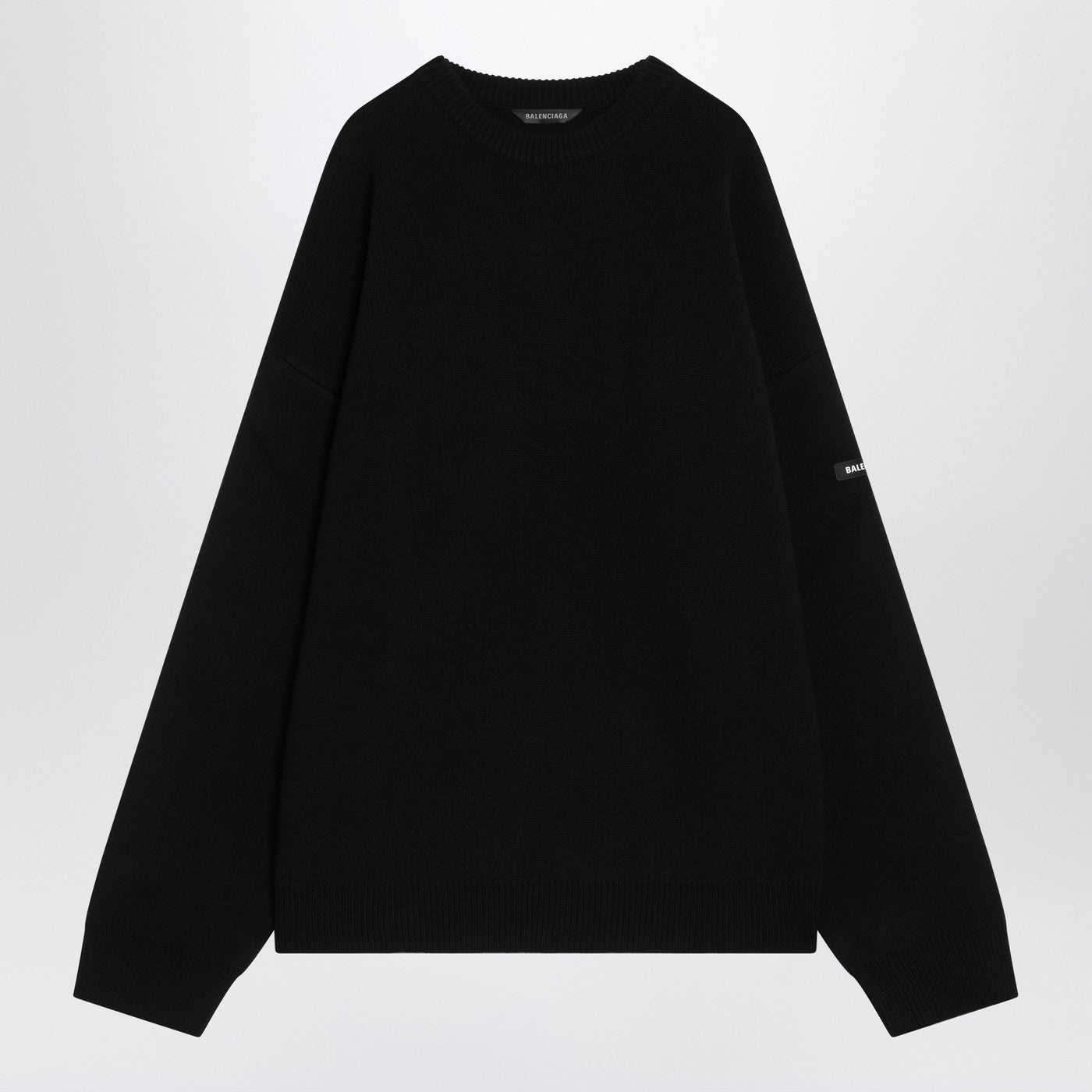 Balenciaga バレンシアガブラックウールニットセーター - Image 1