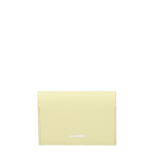 Jil Jil Sander Document Holder Women Leather Yellow/Lemon - Image 1