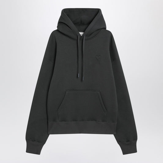 Ami Ami Paris Charcoal Grey Ami De Coeurスウェットシャツ - Image 1
