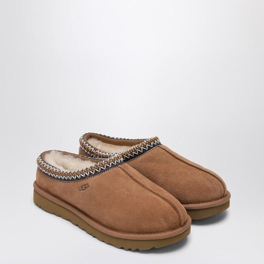 Ugg Ugg Tasman Chestnut Eather Slip Ons - Image 1
