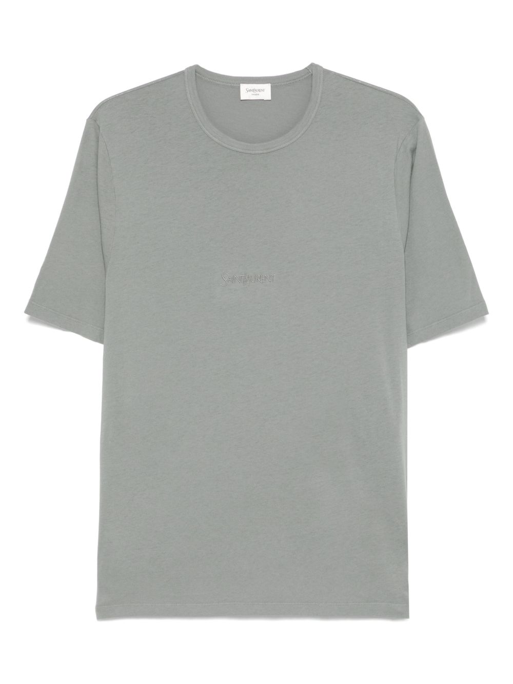 Saint セントローランロゴコットンTシャツ - Image 1