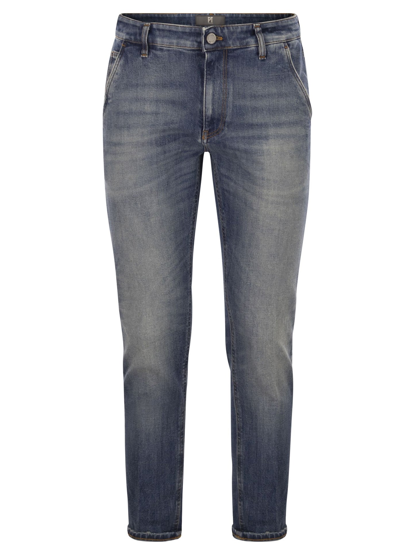 Pt Pt Torino インディー ストレッチ コットン & カシミア デニム パンツ - Image 1