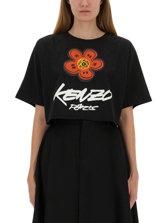 Kenzo Kenzo Cropped Tシャツ「Futura」 - Image 1