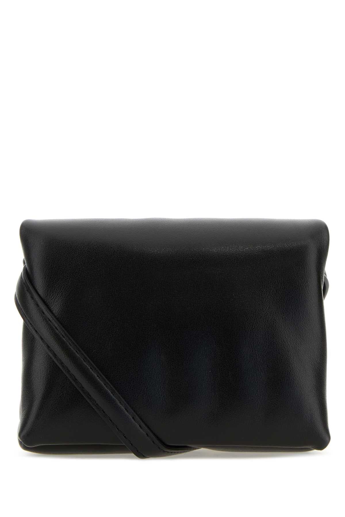 Marni Marni Black Leather Mini Prisma Clutch - Image 1