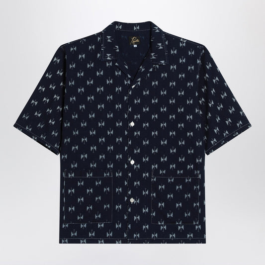 Needles 蝶ネクタイ付きの針の青いデニムシャツ - Image 1