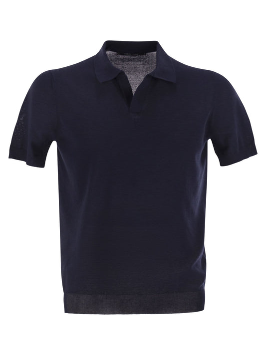 Tagliatore Tagliatore Basic半袖コットンポロシャツ - Image 1