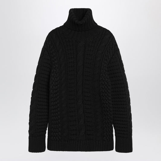 Moncler モンクラーxエドワードエンニンフルブラックウールタートルネックセーター - Image 1
