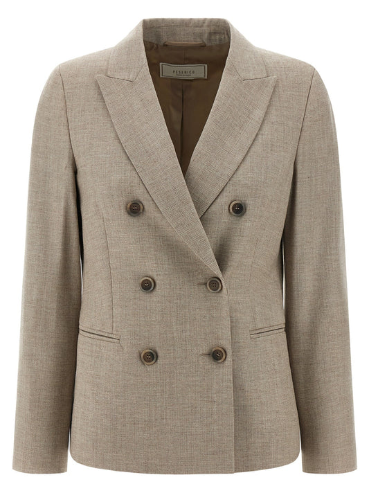 Peserico Peserico Double Bestoded Blazer - Image 1