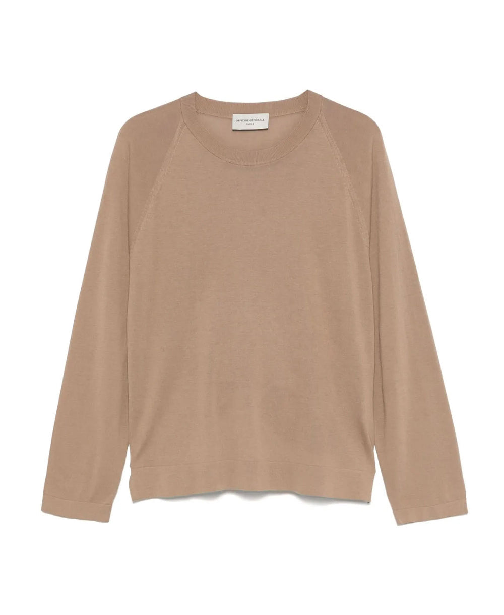Off Officine Generale Sweaters Beige - Image 1