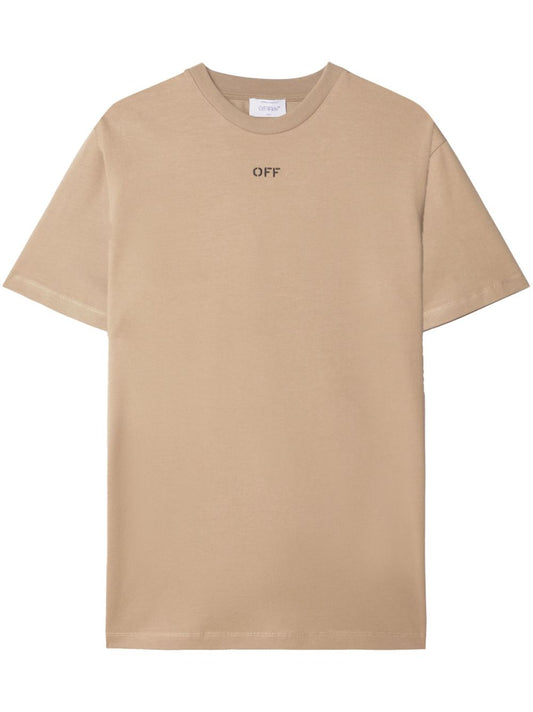 Off Off White Logo Cotton T Shirt - Image 1