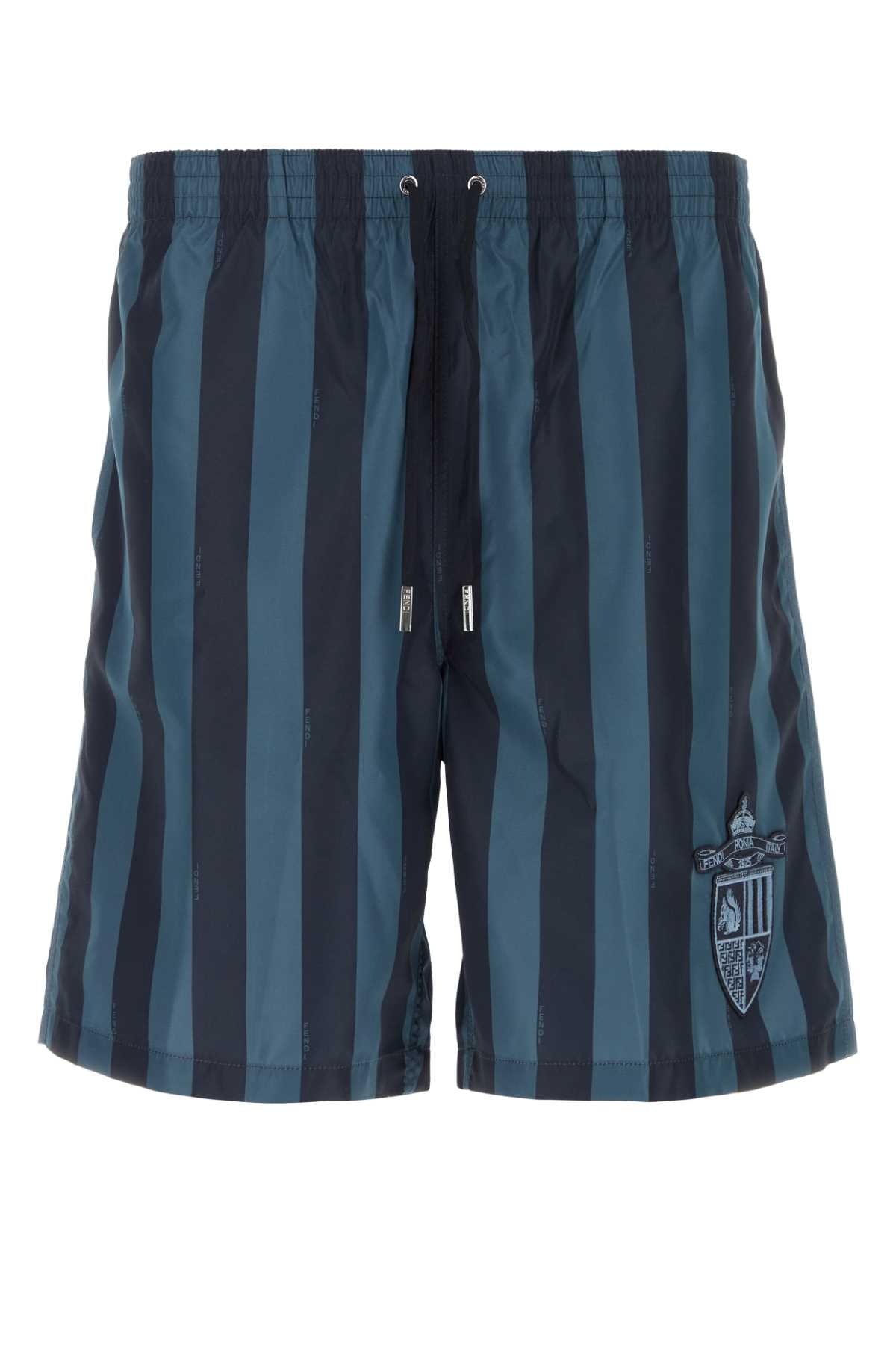 Fendi フェンディプリントポリエステルスイミングショーツ - Image 1