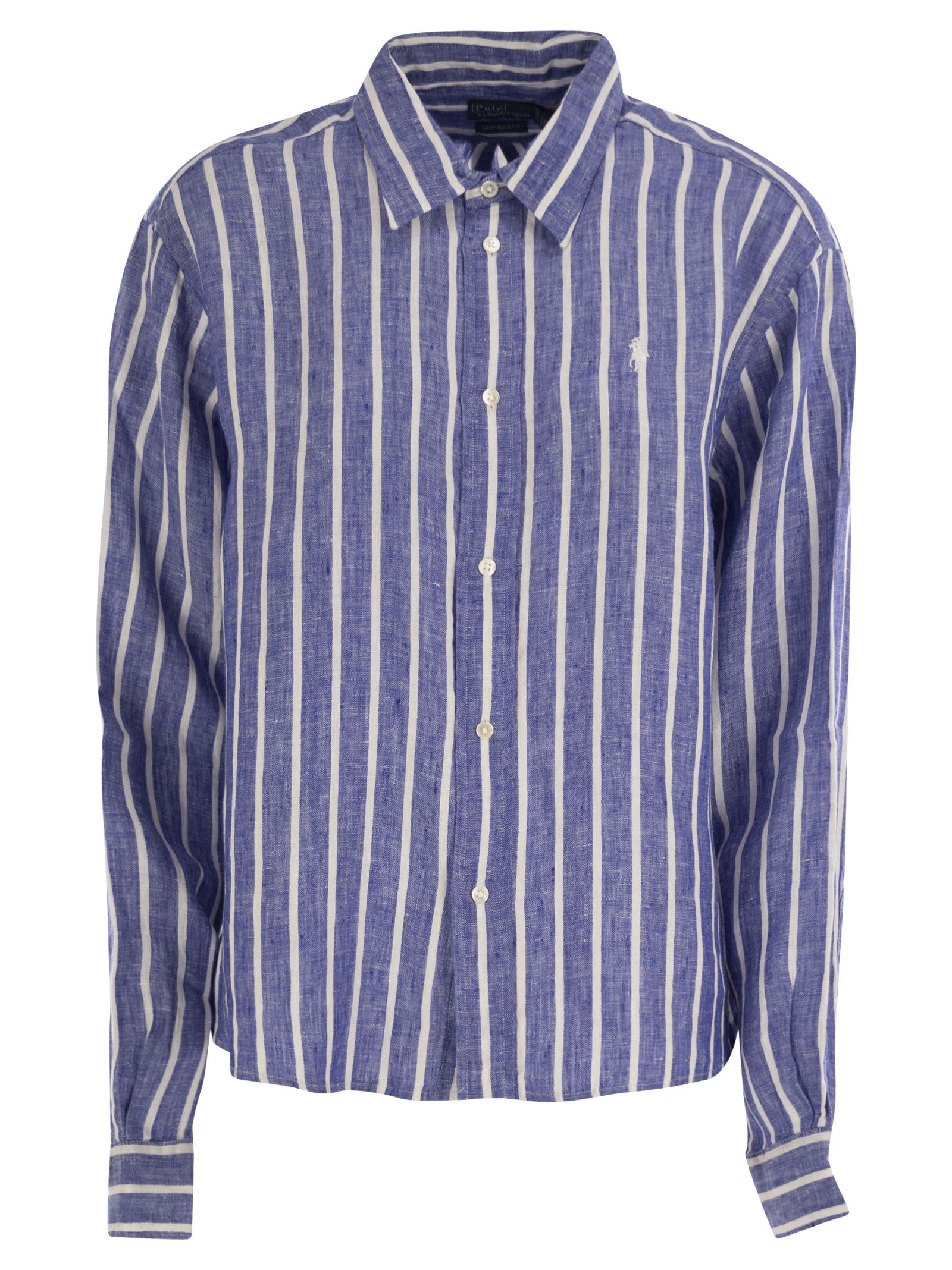 Polo ポロラルフローレンワイドおよびショートビシーリネンシャツ - Image 1