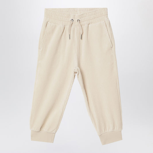 Givenchy Givenchy White Velvet Sweatpants - Image 1