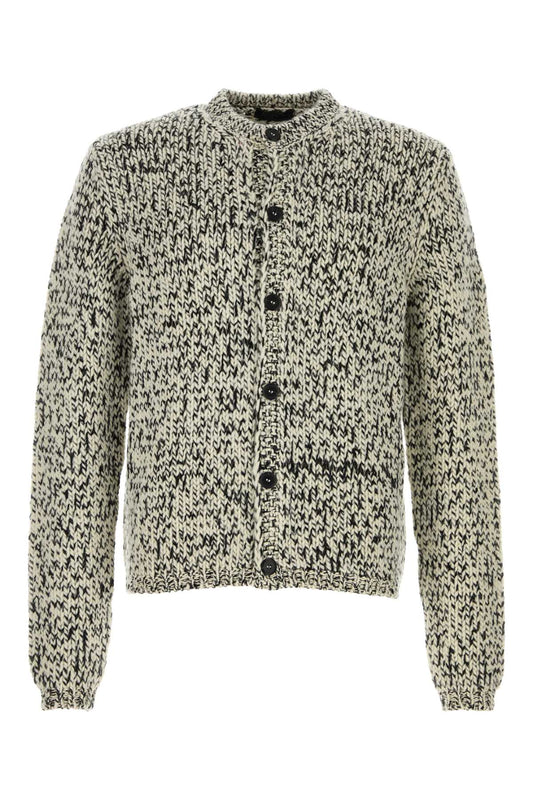 Prada プラダ ツートーン ウール カーディガン - Image 1