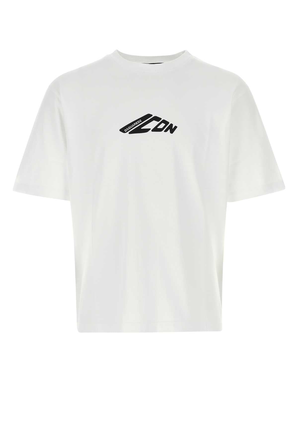 Dsquared2 Dsquared White Cotton Tシャツ - Image 1