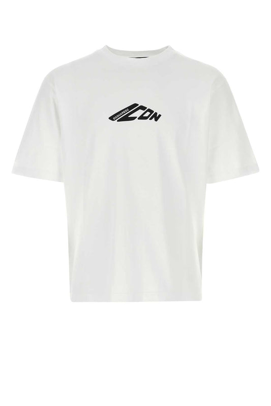Dsquared2 Dsquared White Cotton Tシャツ - Image 1