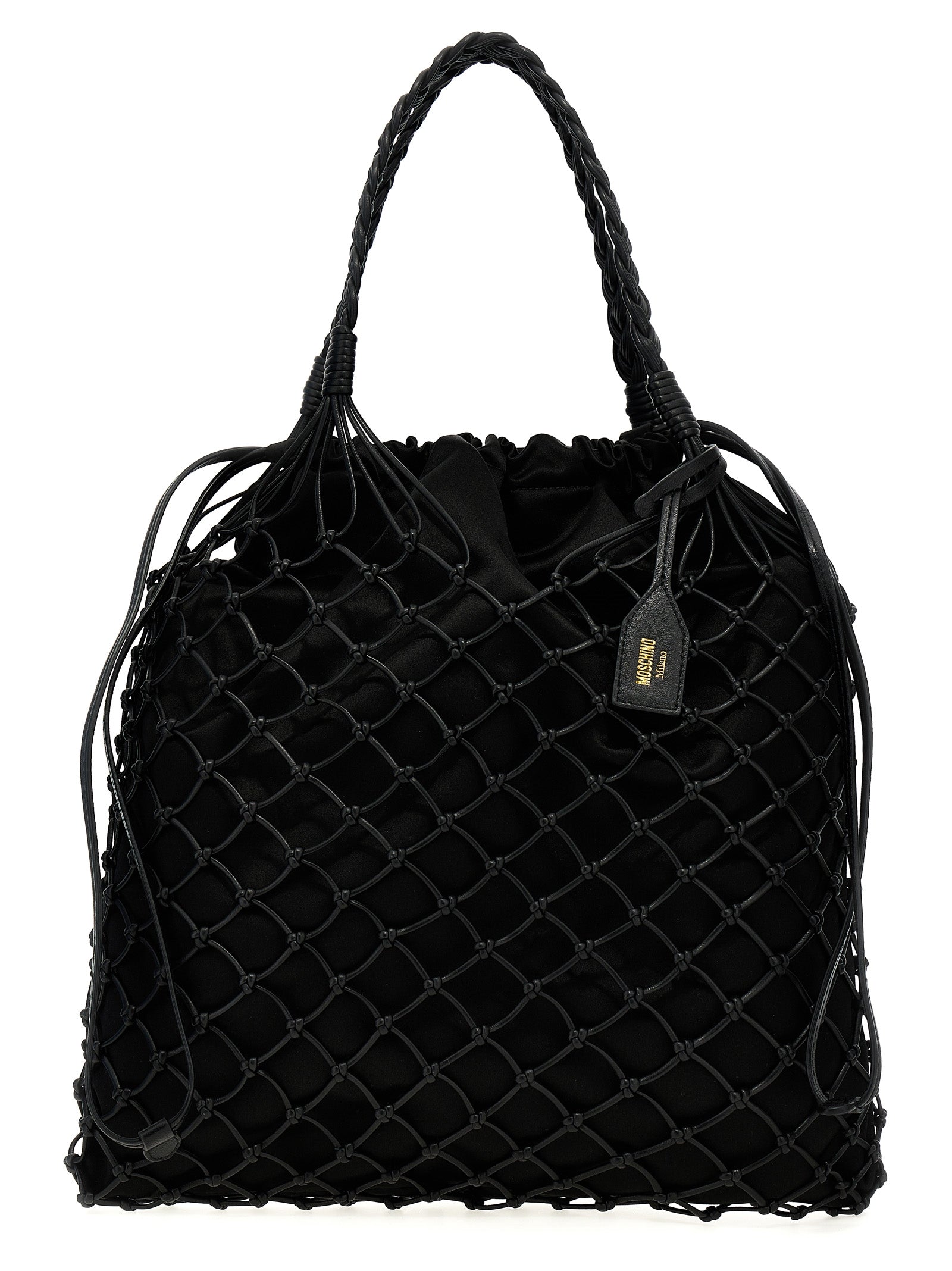 Moschino モスキーノ織りナッパレザーショッピングバッグ - Image 1