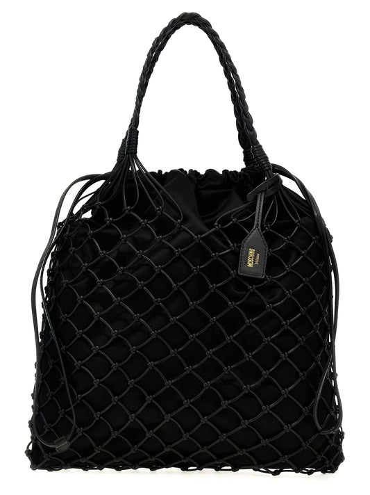 Moschino モスキーノ織りナッパレザーショッピングバッグ - Image 1