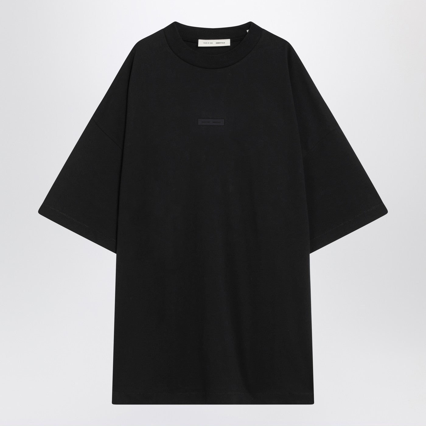 Fear Fear Of God Essentials ブラック コットン T シャツ - Image 1