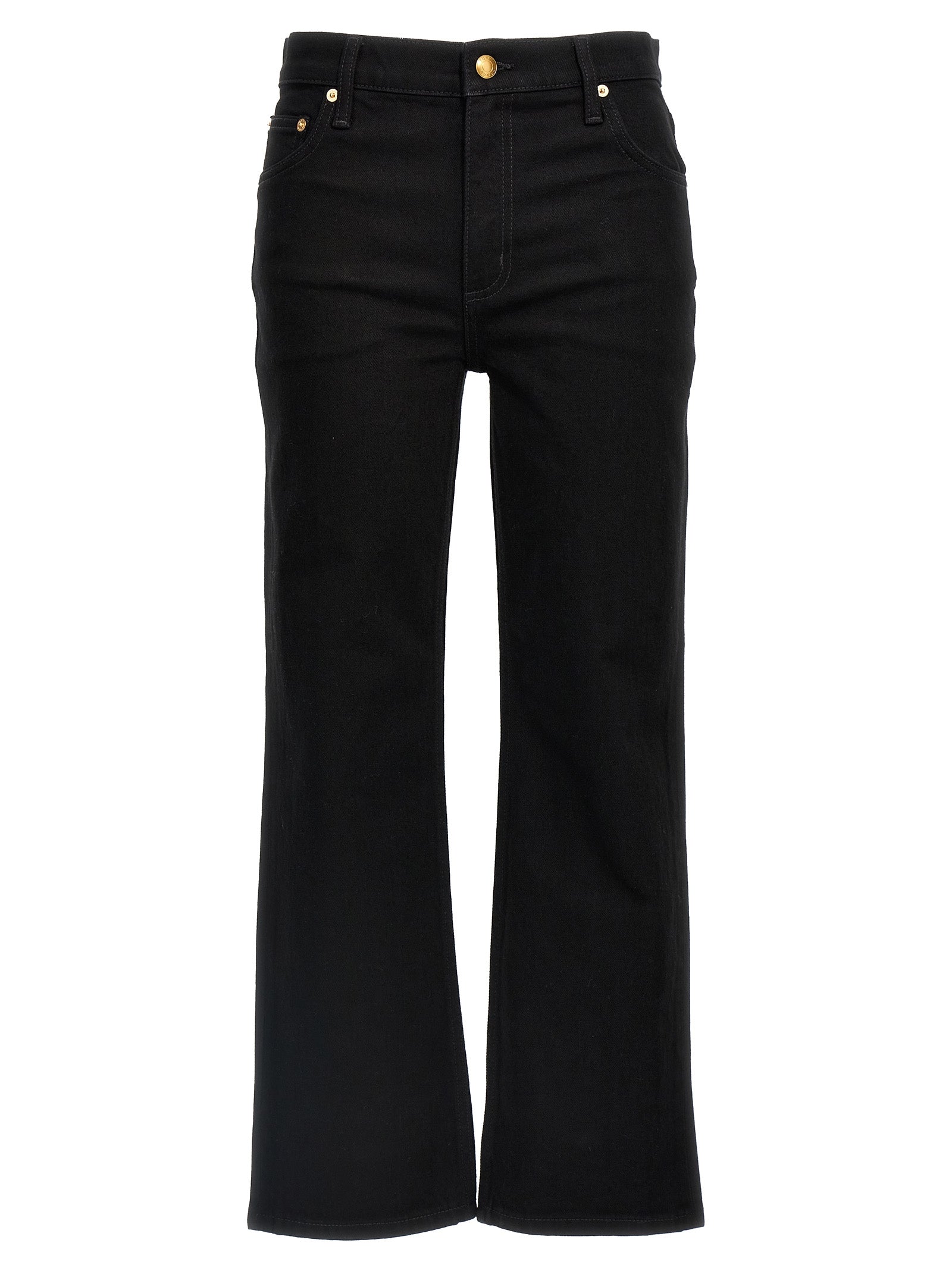 Tory Tory Burch 'Cropped Kick Flare'ジーンズ - Image 1