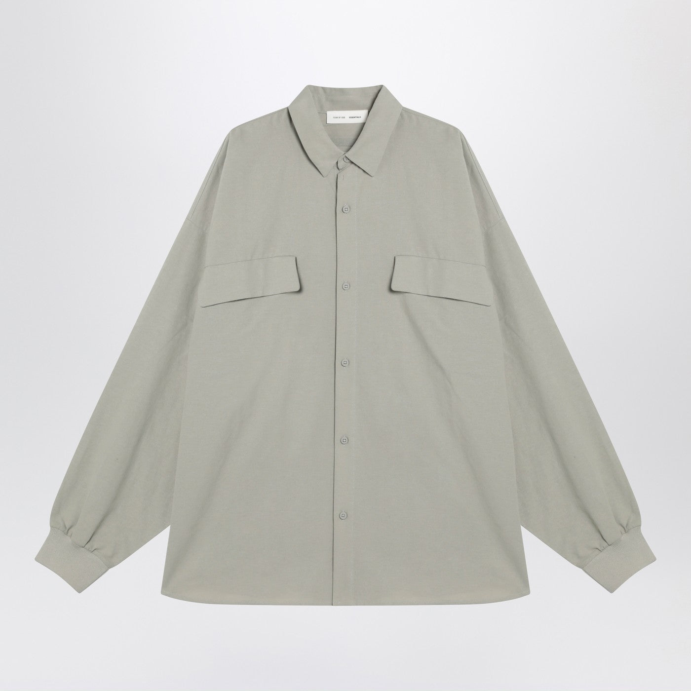 Fear Fear Of God Essentials ライトグレー コットン シャツ - Image 1