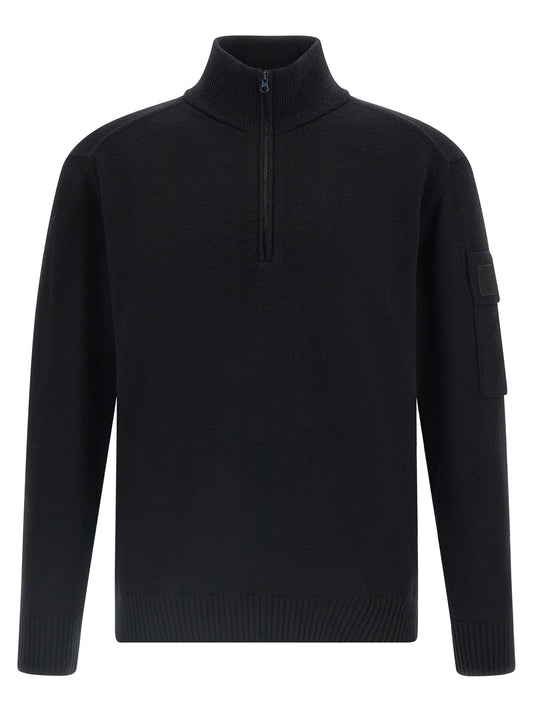 C C.P.会社の半分のジップセーター - Image 1