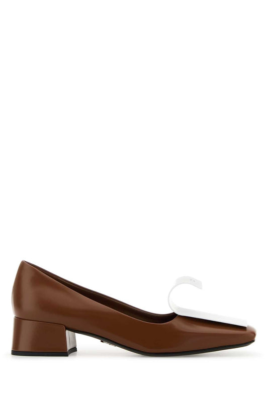 Prada プラダツートーンレザーポンプ - Image 1