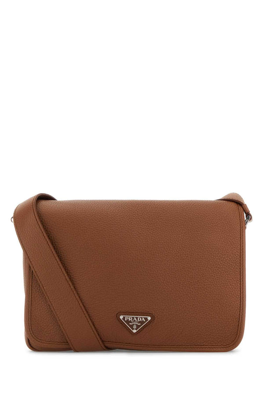 Prada プラダ キャラメル レザー クロスボディ バッグ - Image 1
