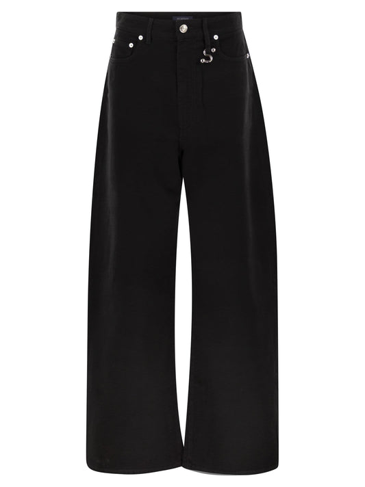 Sportmax SportMaxシャムローウエスト特大のズボン - Image 1