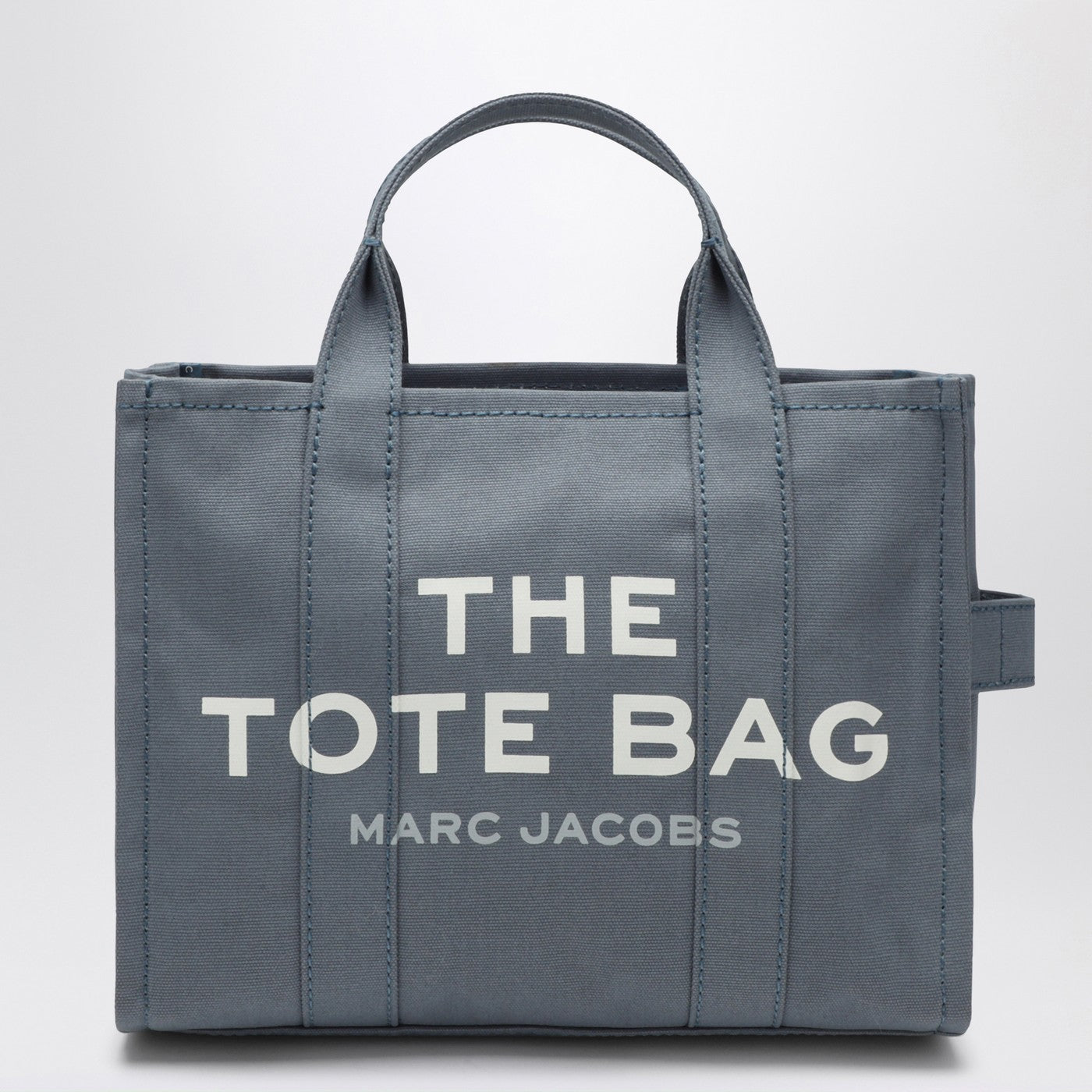Marc マークジェイコブスコットンの中程度のトートバッグブルー - Image 1