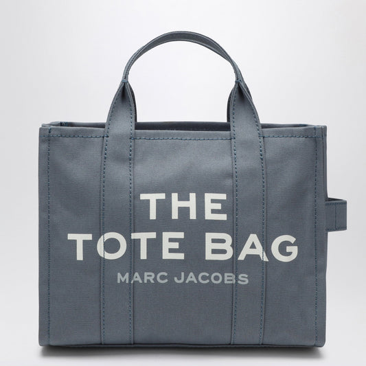 Marc マークジェイコブスコットンの中程度のトートバッグブルー - Image 1