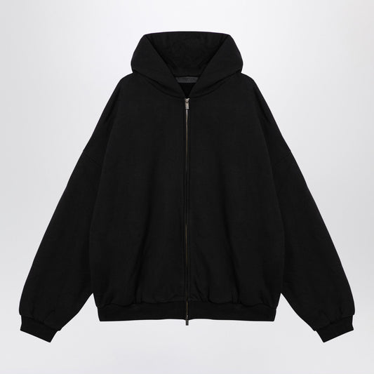 Fear 神への恐怖は、ロゴ付きの黒いジップスウェットシャツ - Image 1