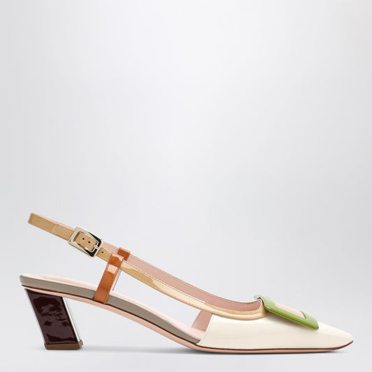Roger Roger Vivier Belle Vivier Multicolour Patent Leather Slingback - Image 1