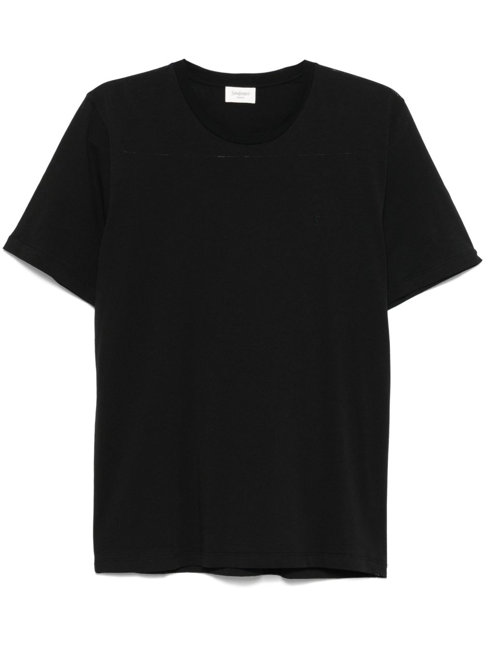 Saint セントローランロゴコットンTシャツ - Image 1